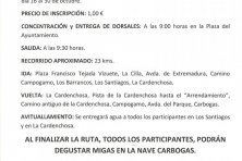 I Ruta Senderismo Granja de Torrehermosa – La Cardenchosa 