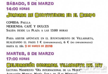 Día Internacional de la Mujer en Villaharta 